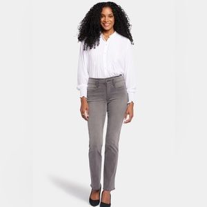 NYDJ Marilyn Straight Jeans Smokey Mountain